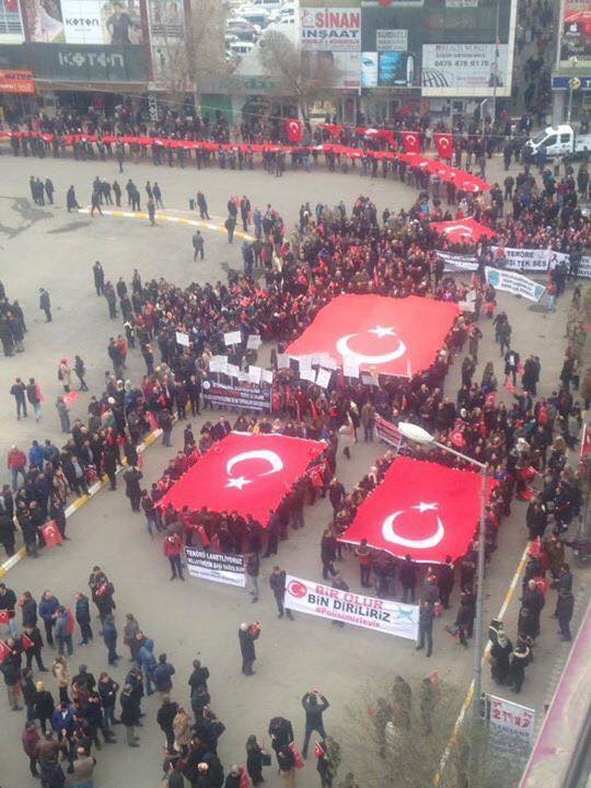 IĞDIR’DA TERÖRÜ TELİN YÜRÜYÜŞÜ